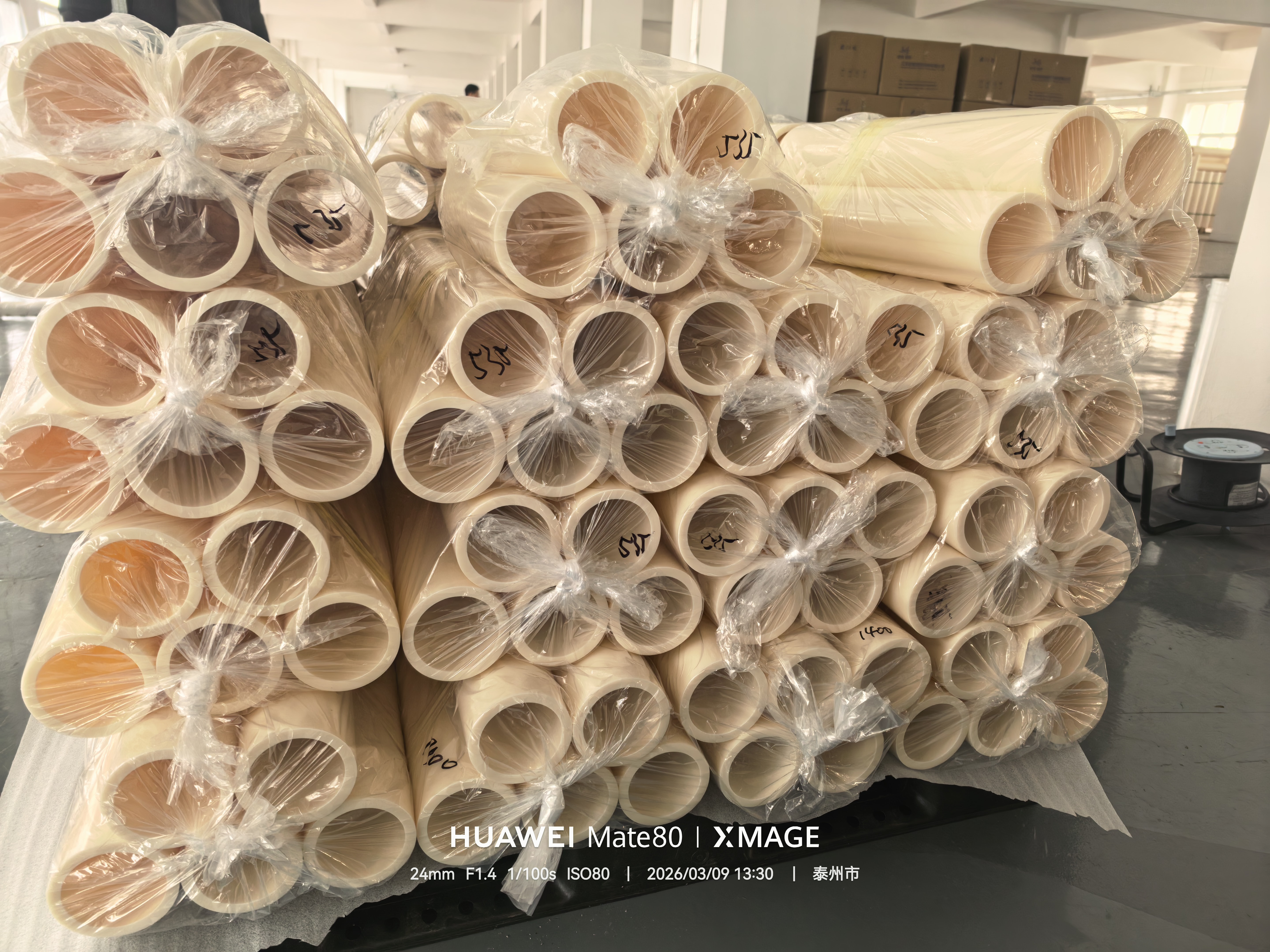 Hongkai Plastics liefert dieses Jahr erfolgreich die erste Charge von Hochleistungs-ABS-Kernrohren nach Foshan