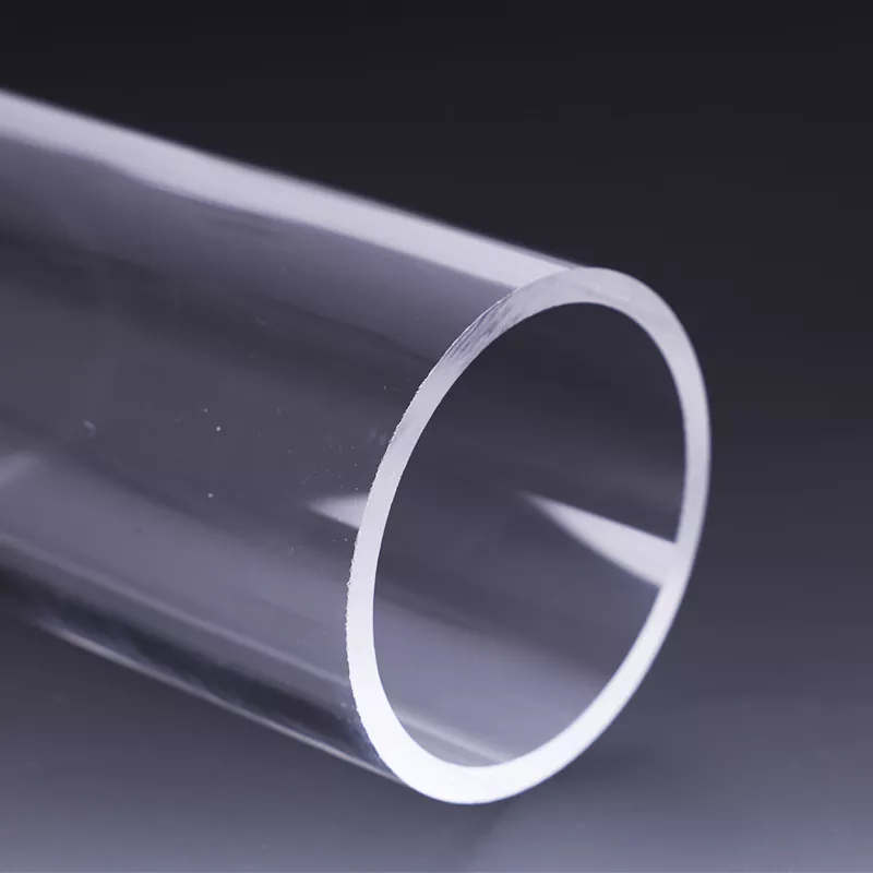 Transparentes Rohr aus PMMA-Material